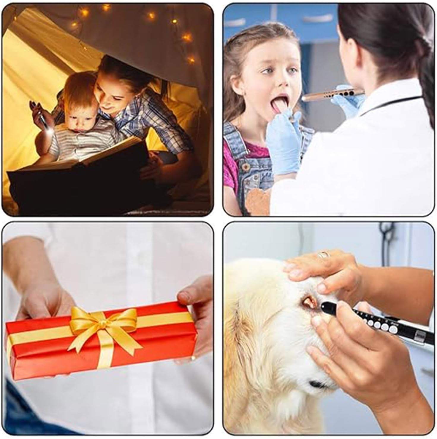 Nurse Accessories, Torch, 2Pcs Pen Light, Torch Light Reusable Medical LED Pen Torch with Pupil Gauge for Nurses, Doctors, and Nursing Students image number 3