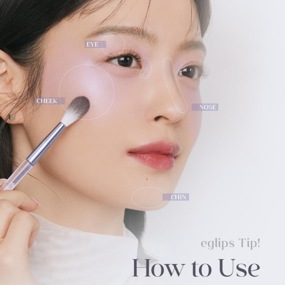 EGLIPS Everglow Highlighter - Radiant Glow Soft Jelly Texture Shimmer Powder Lightweight Longlasting Buildable & Blendable Smooth Silky Finish Daily Korean Face Makeup (04 PANORAMA, 5 Gram)