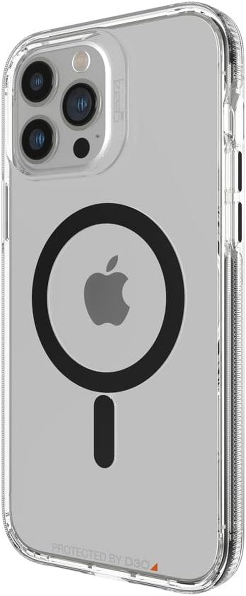 Gear4 ZAGG Santa Cruz Snap Case - Magsafe Compatible Clear Case That Highlights the D3O Protection Material - for Apple Iphone 13 Pro Max - Black,702008209 image number 5