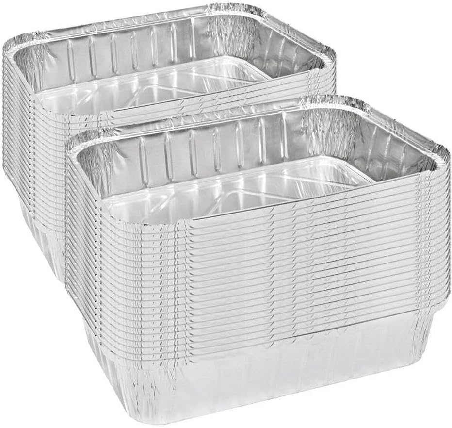 Home Master 4PK Aluminium Deep Foil Trays Durable Premium Quality 21Cm