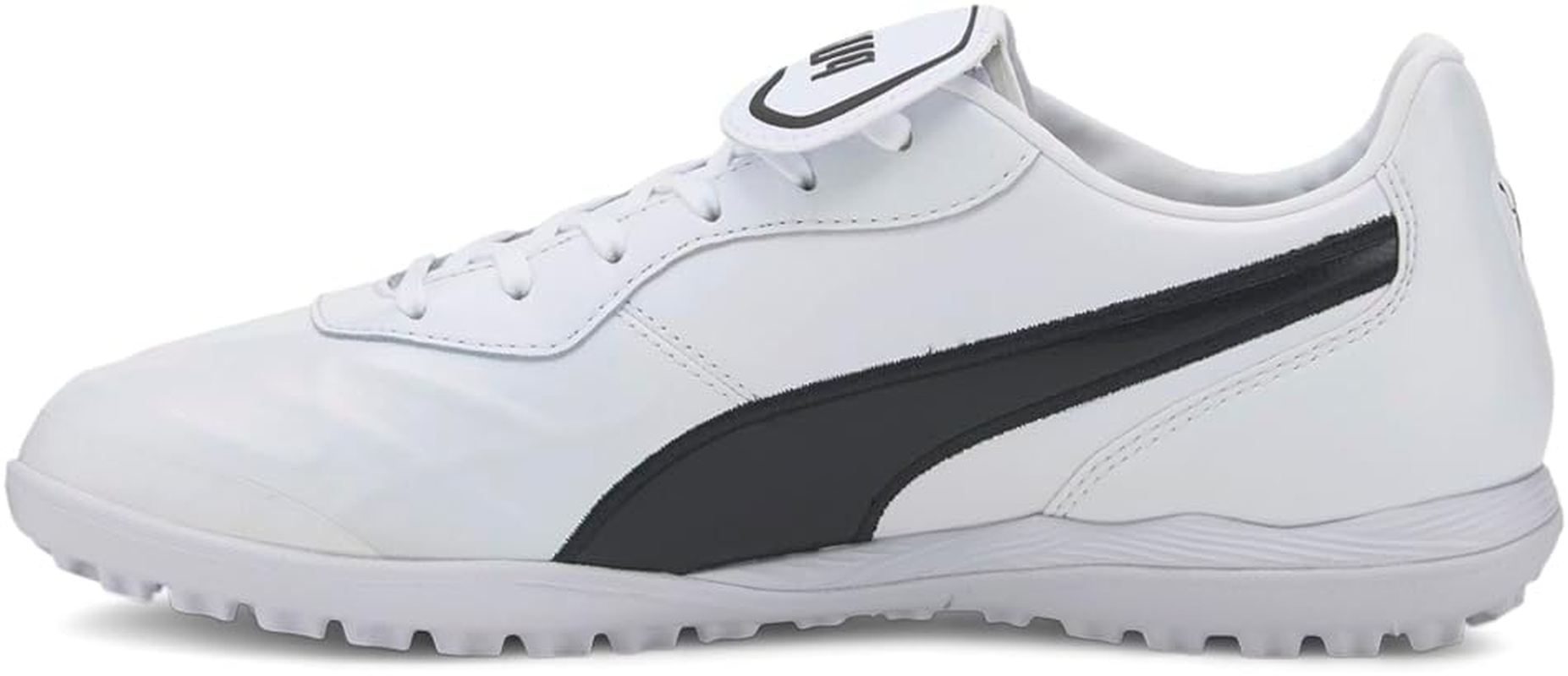 PUMA Unisex Adults' King TOP TT Football Boots, Black White image number 3