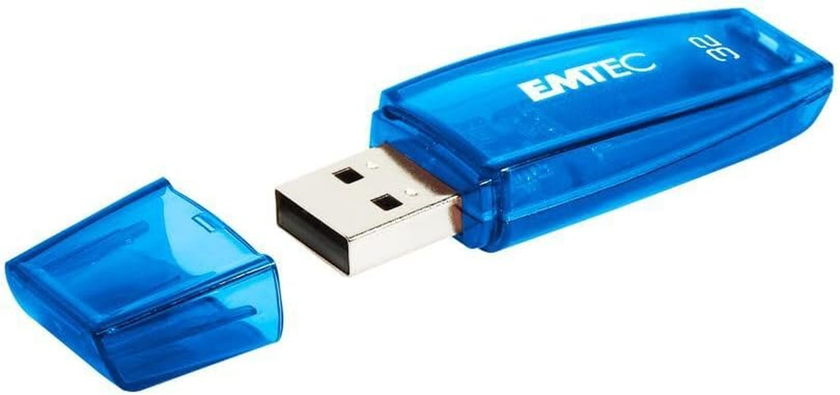 Emtec C410 WW USB 2.0 32GB Storage Stick, Blue image number 2