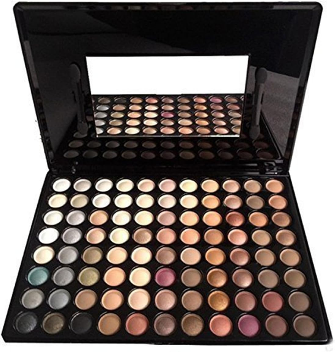 Joyeee Eyeshadow Palette Sets, 120 Colors Profession Nude Brown Eye Shadow Palet, Matte Shimmer Glitter Pearl All Highly Pigmented Blending Powder, Naked, Dark Brown, Black Smokey Eye Makeup Kit