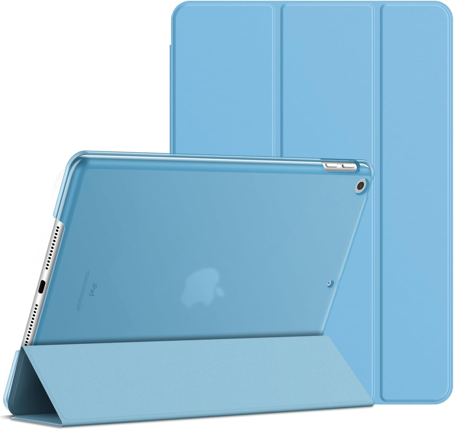 Jetech Case for Ipad 10.2-Inch (2021/2020/2019 Model, 9/8/7 Generation), Auto Wake/Sleep Cover (Matcha Green)