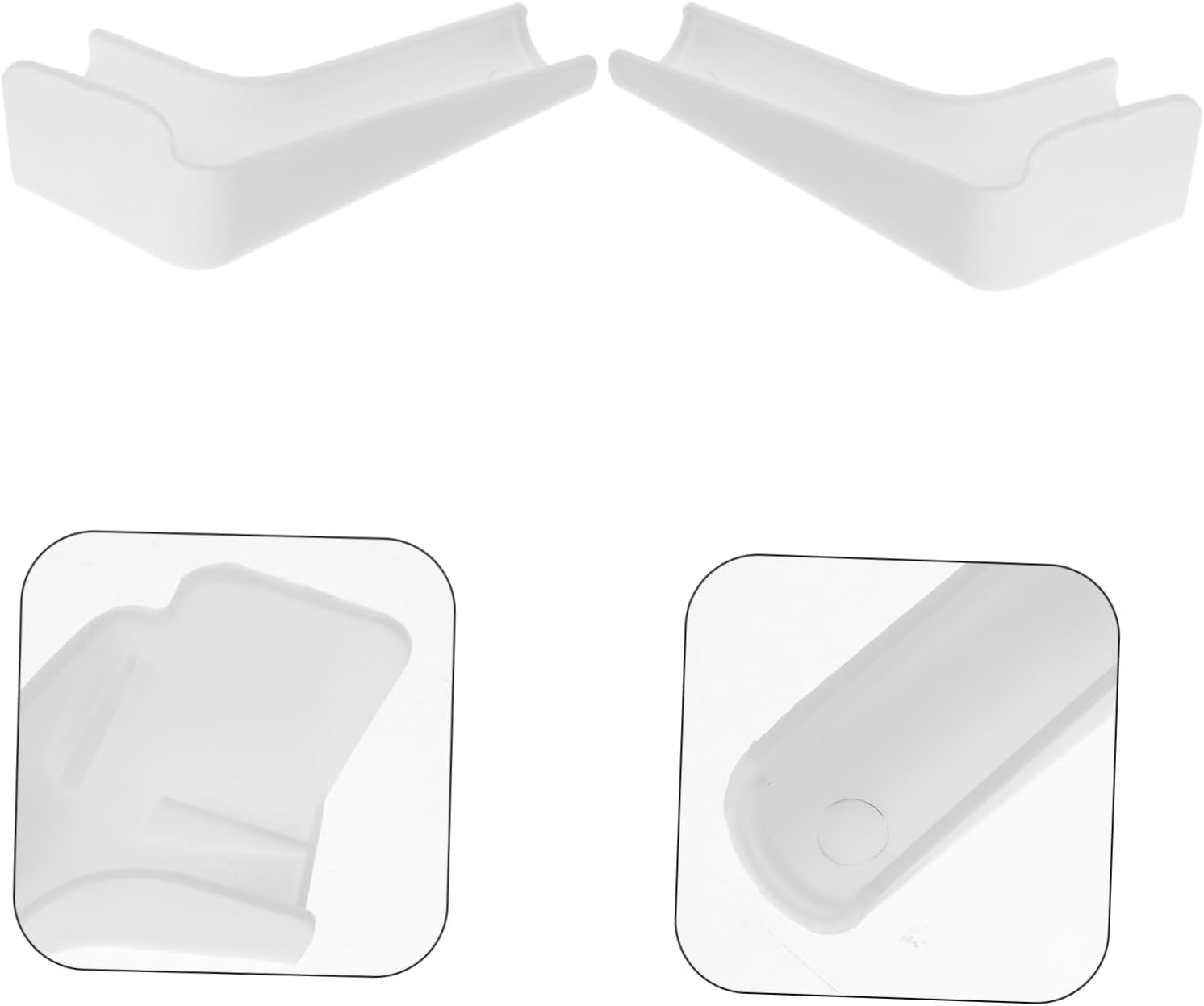 Gatuida 4Pcs Rv Gutter Spouts Roof Gutter Rainwater Rv Rain Spouts Accessory Left Right - White image number 3