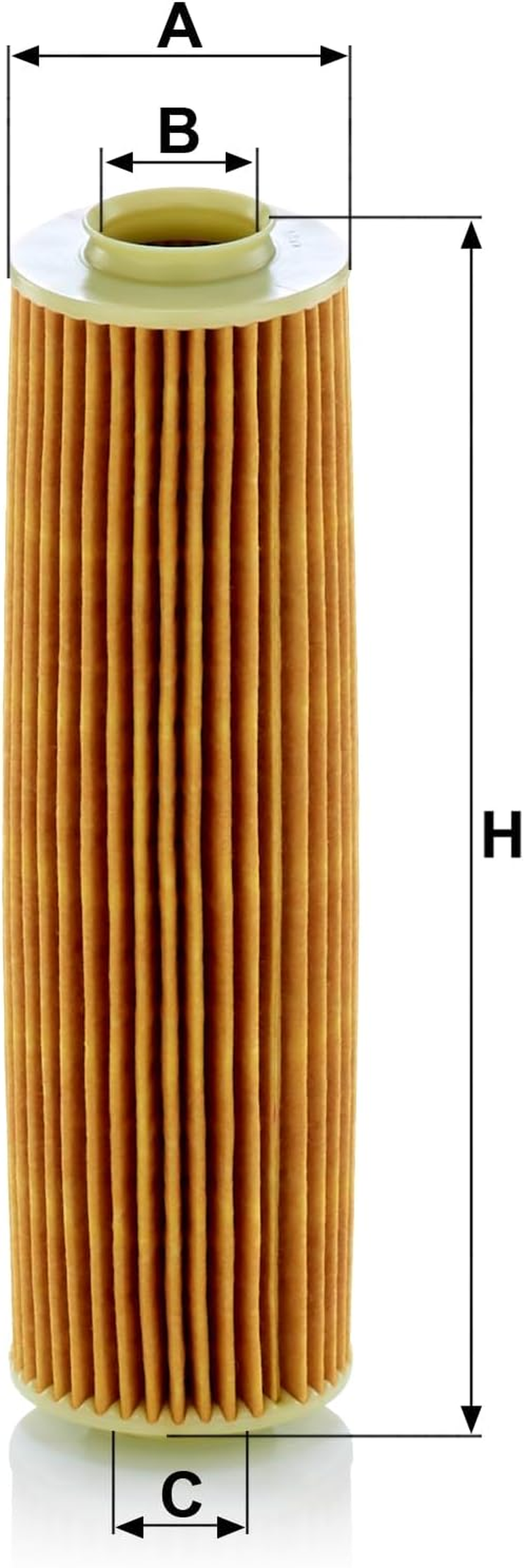 MANN-FILTER HU 514 Y Oil Filter - Cartridge image number 3