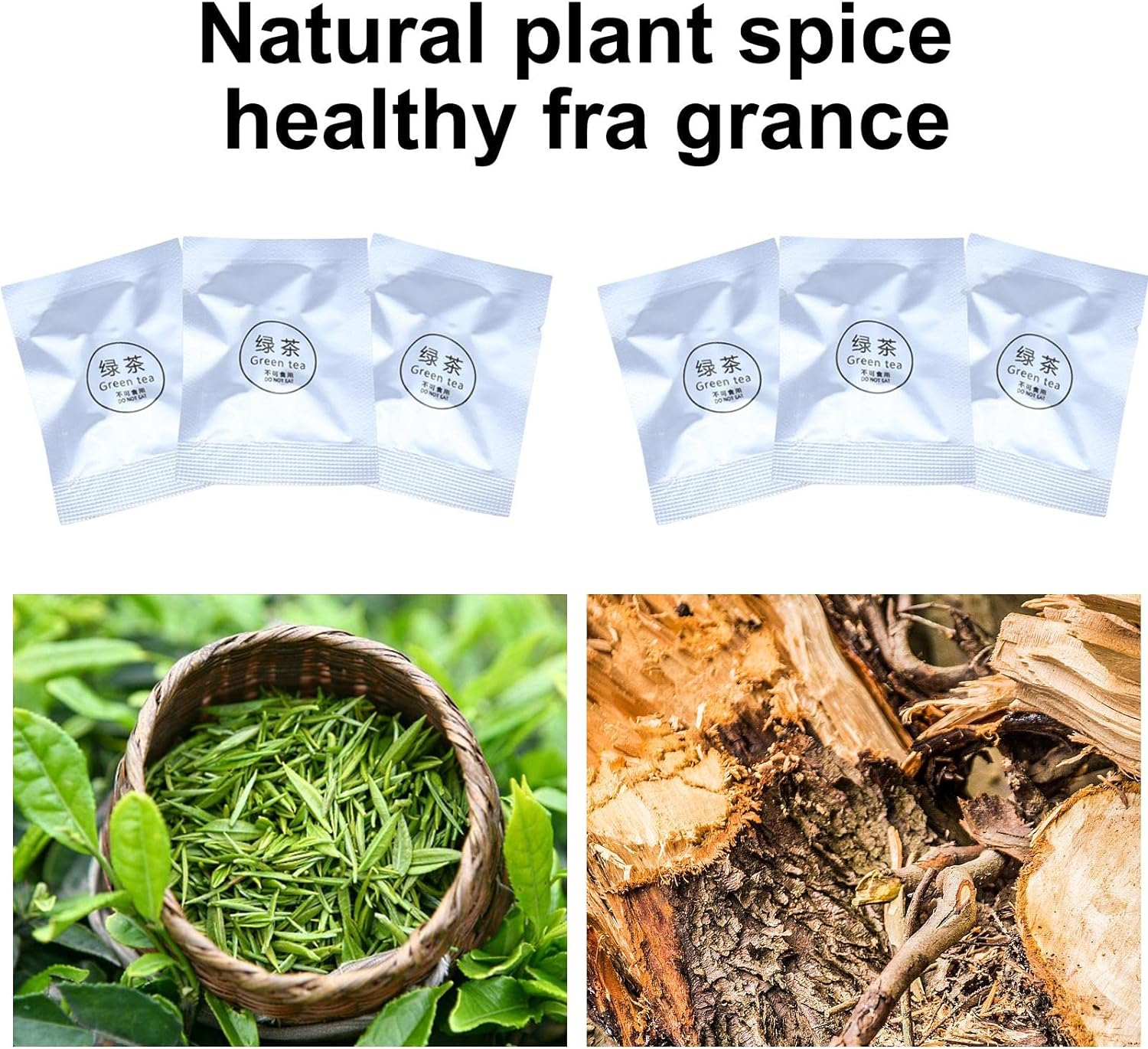 6 Car Air Fresheners Refills for Cute Bear Pilot Car Air Fresheners & Duck Air Fresheners Vent Clip, Peach, Lavender, Lemon or Green Tea - Green Tea image number 2