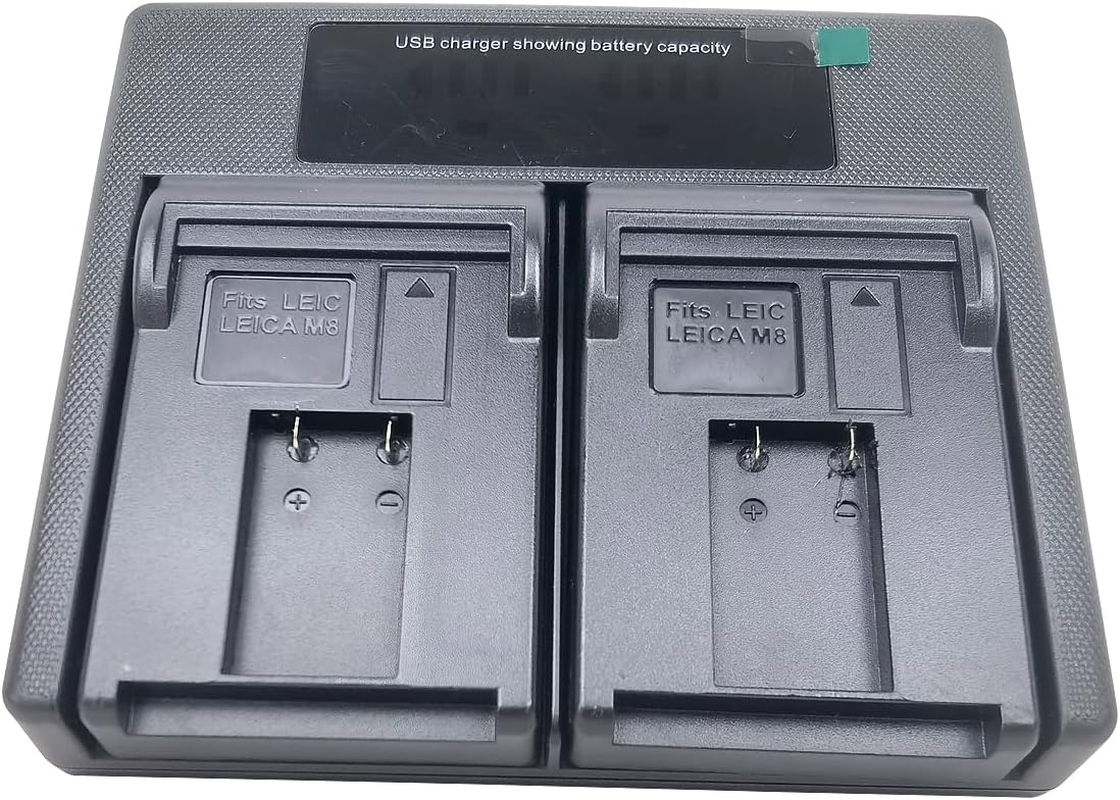 Dual USB Battery Charger for LEICA BM8 M-8 M8 M8.2 M9 ME M-E 14464 BLI-312 Digital Camera image number 6