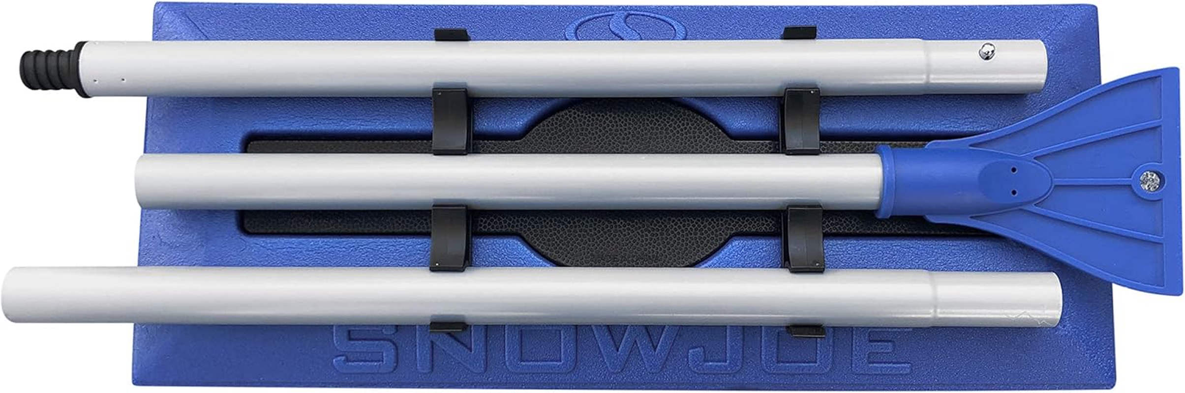 Snow Joe SJBLZD-AZ 2-In-1 Snow Broom with 18-Inch Foam Head + Large Ice Scraper, Blue image number 4