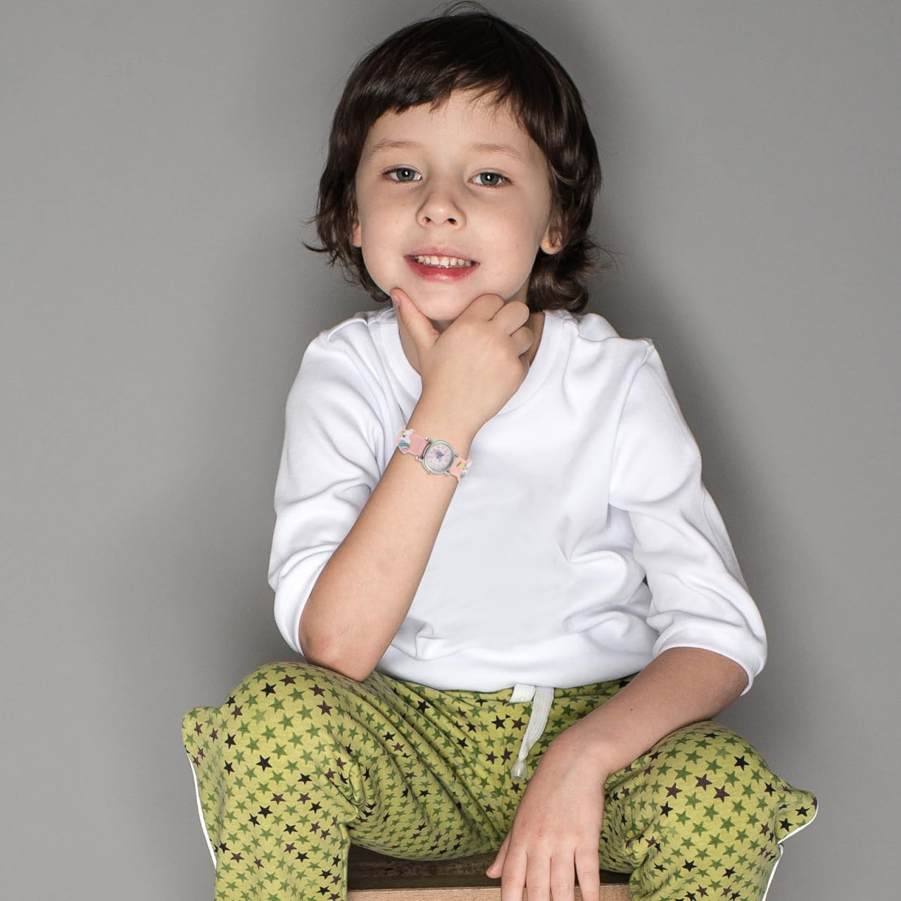 OATIPHO Watch Unicorn Bracelet Toddler Wristband for Girls Kids Ordinary Glass Child Cute Boy Girl image number 3