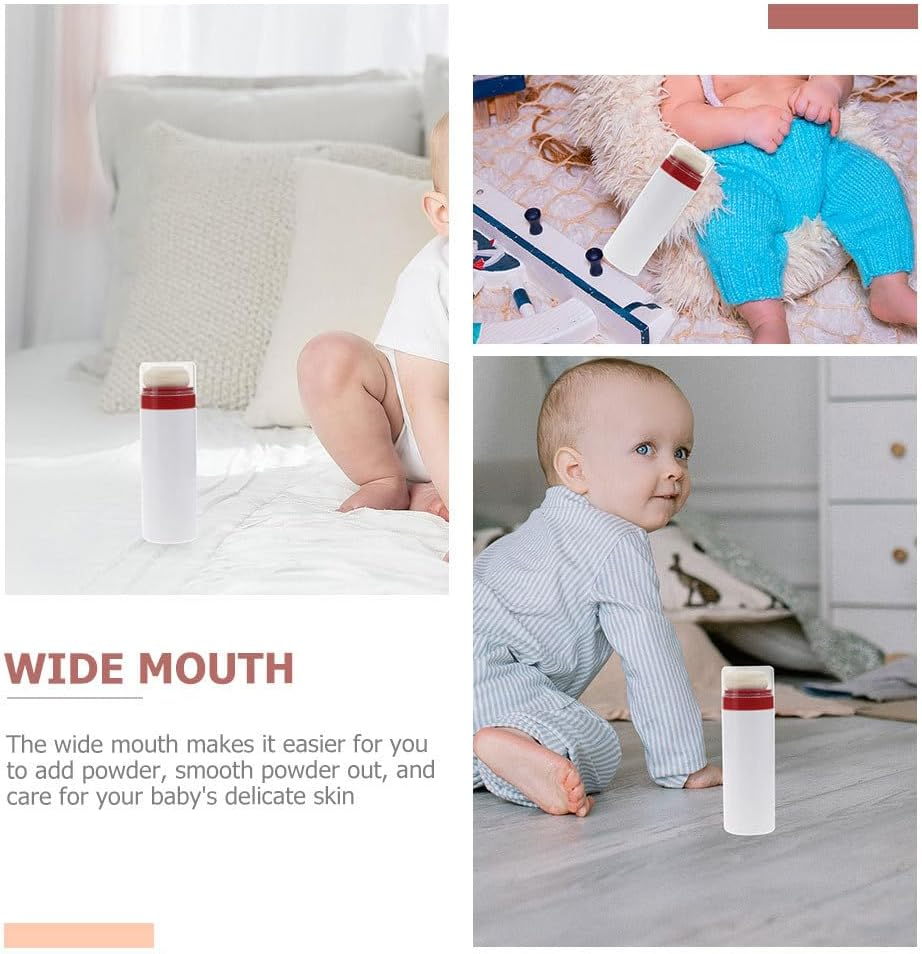 PACKOVE Makeup Powder Puff Container 2Pcs Portable Travel Size Powder Compact Home Use Random image number 6