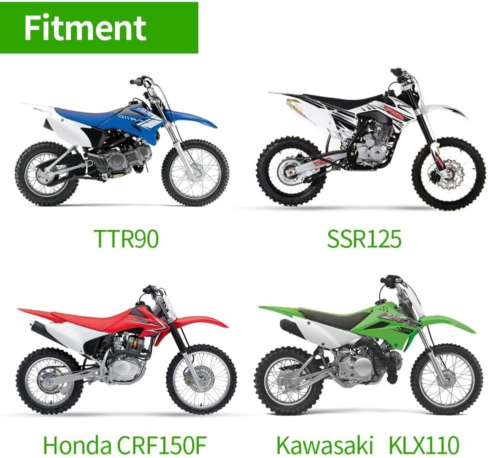 7/8" 22Mm and 24Mm Universal Motorcycle Grips Hand Grips for Kawasaki KX65 KX85 KX125 50Cc 110Cc 70Cc Pit Dirt Bike image number 3