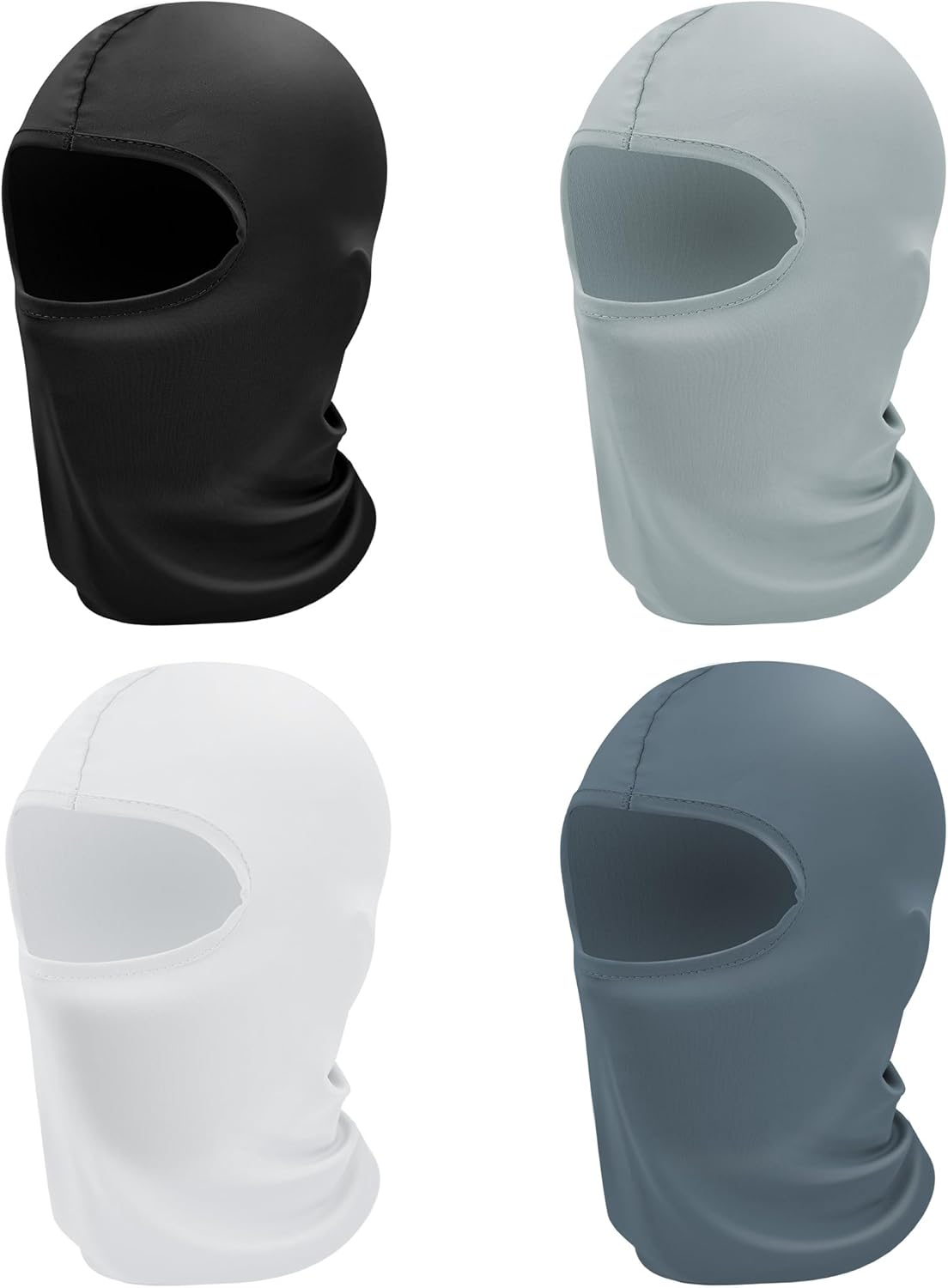 YBVABE Balaclava Face Mask - Neck Gaiter Adjustable, Windproof, UV Protection Hood; Summer Cooling, Lightweight, Breathable Ice Silk Motorcycle Scarf for Men and Women