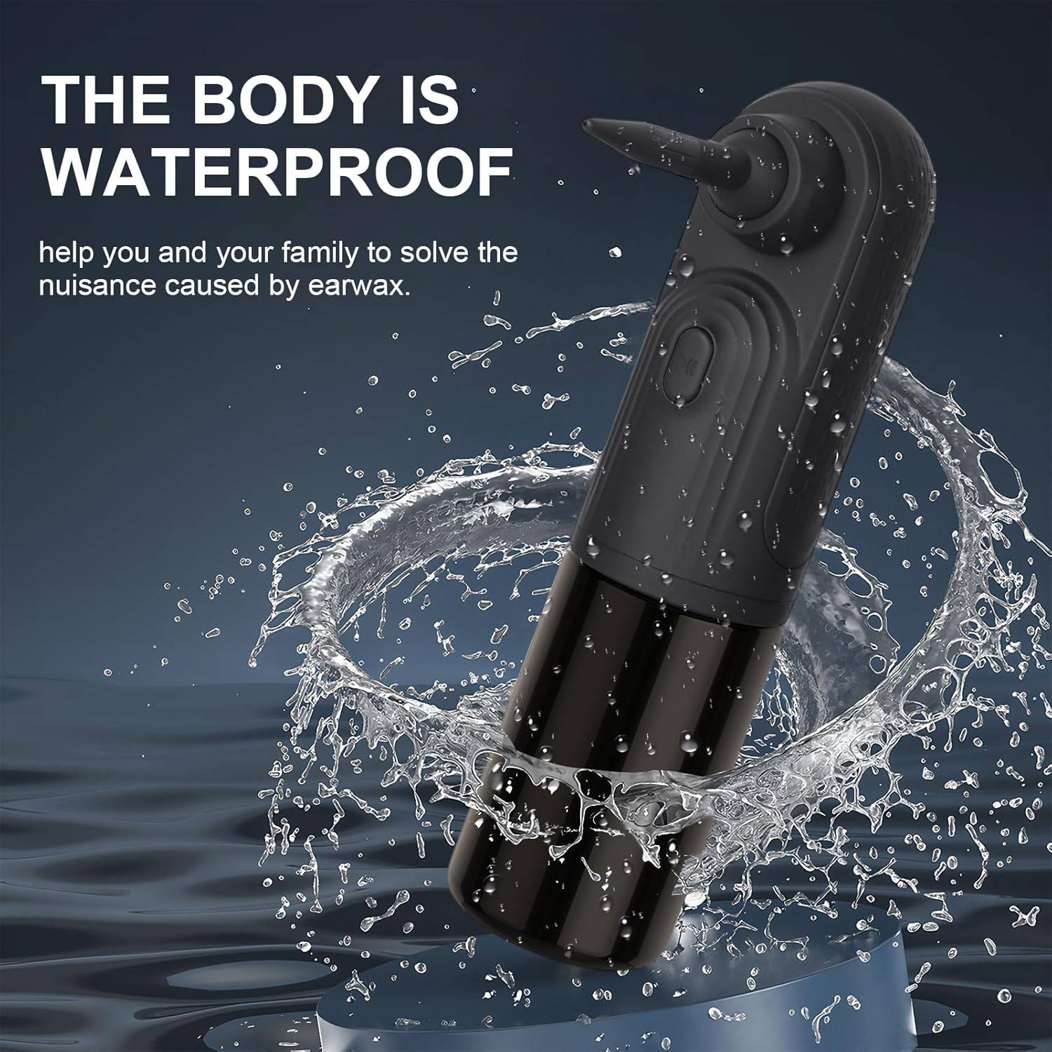 Colexy Ear Wash, Ear Cleaner, 4 Modes, Ear Cleaning with Washable Replacement Heads for Home Use by Adults and Children image number 4