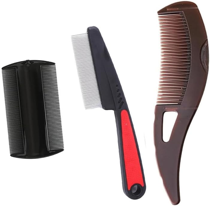 3PC Stainless Steel Fine Tooth Comb Dandruff Comb Dandruff Remover Comb Scalp Sweep Detoxing Comb,Scalp Psoriasis Comb Dandruff Removal Comb,Scalp Psoriasis Combdandruff Comb Scalp Sweep Detoxing Comb image number 6