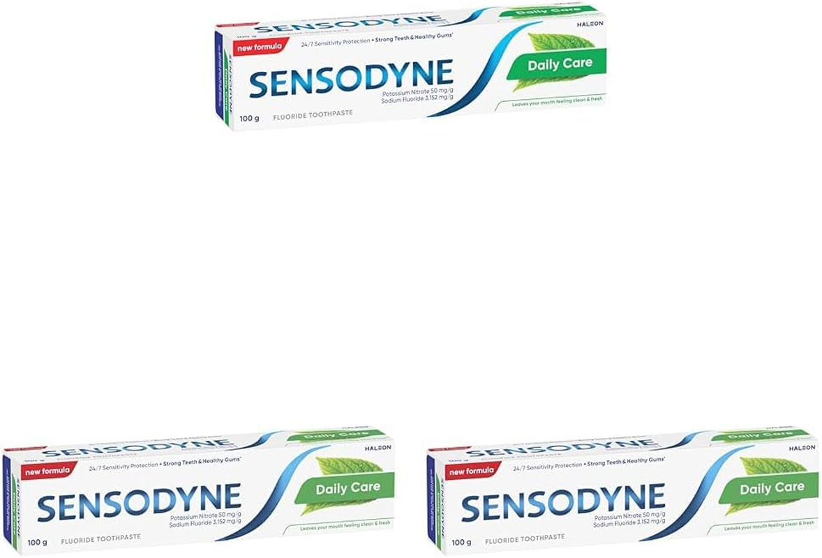 Sensodyne Toothpaste, Daily Care, 100G (Pack of 3) image number 4