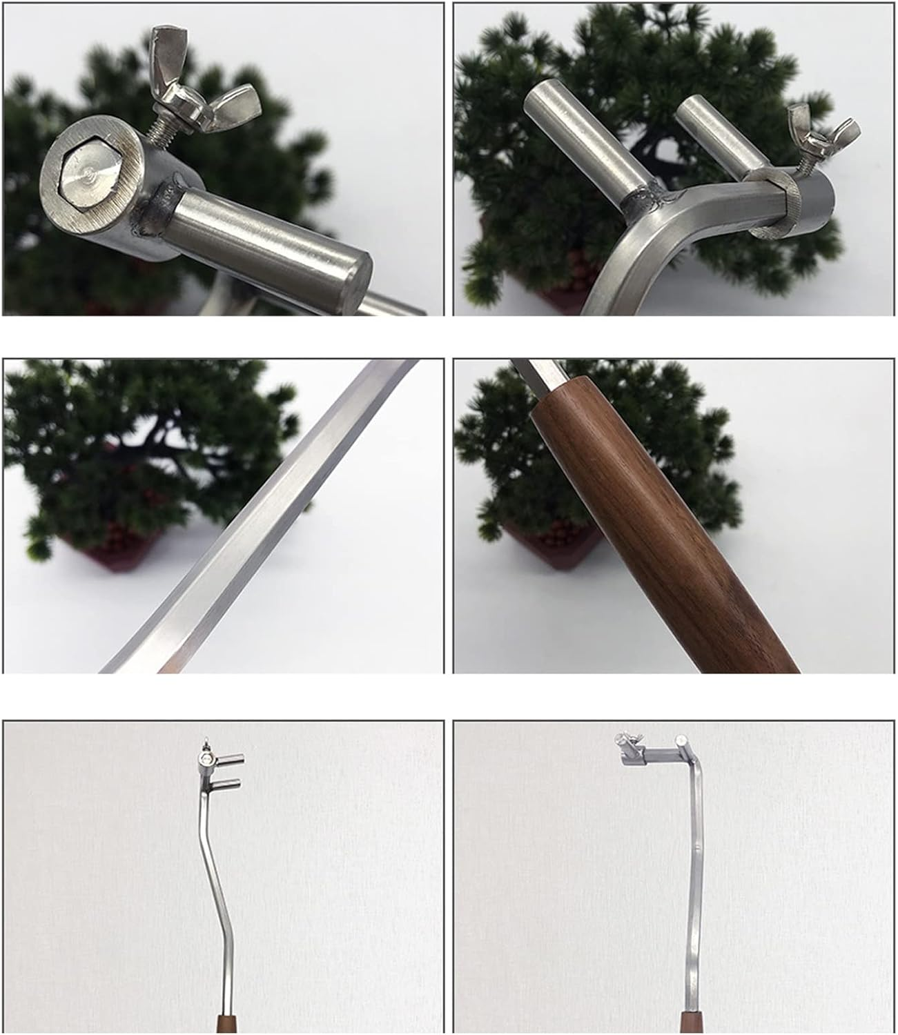 Bonsai Bender, Stainless Steel Bonsai Branch Bending Tool Professional Labor Saving with Comfortable Handle for Garden (M12) image number 3