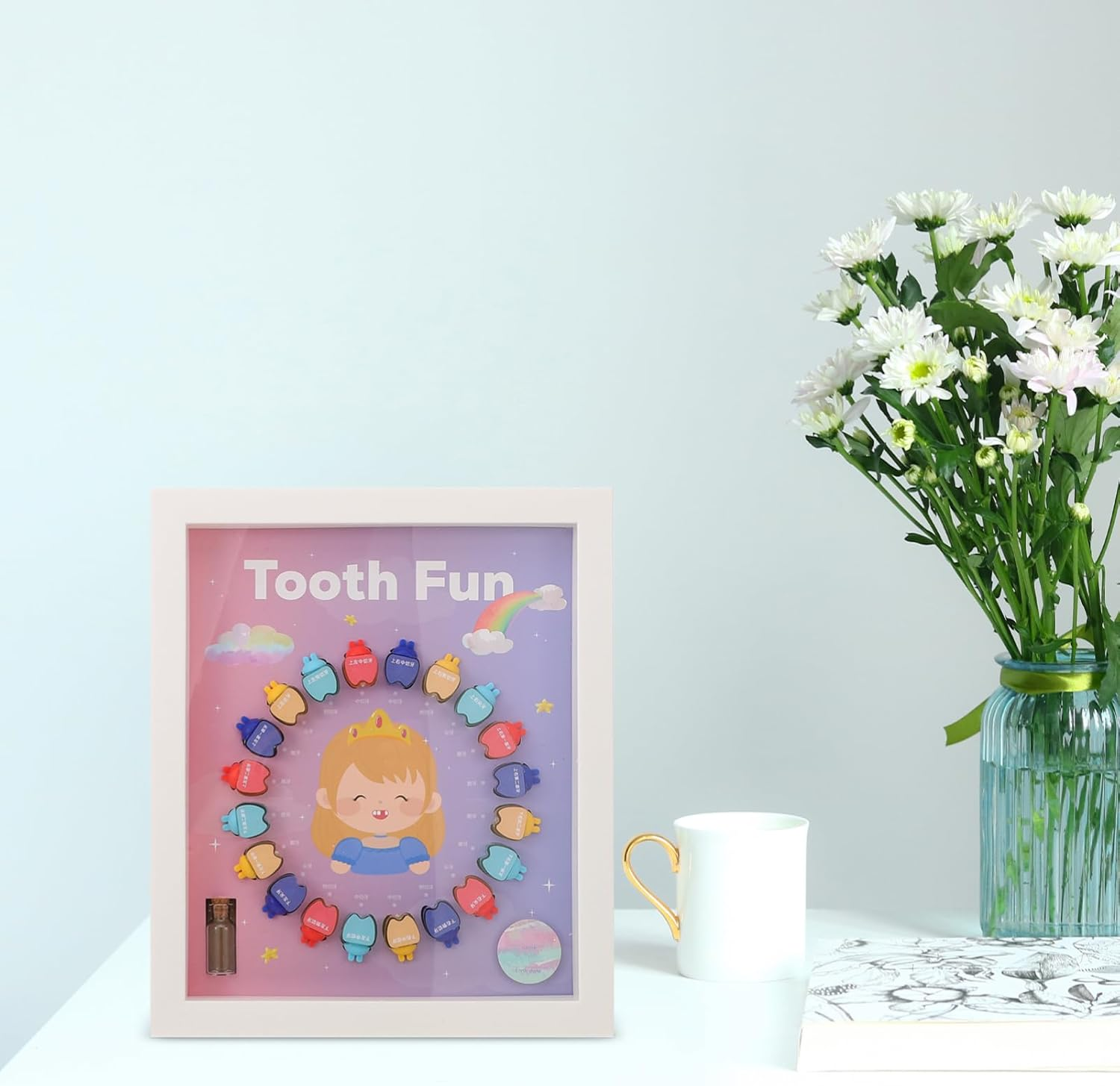 Toyvian 1Set Tooth Keepsake Box Organizer of Boy Girl Tooth Container Generous Storage Portable Design for Boys and Girls image number 1