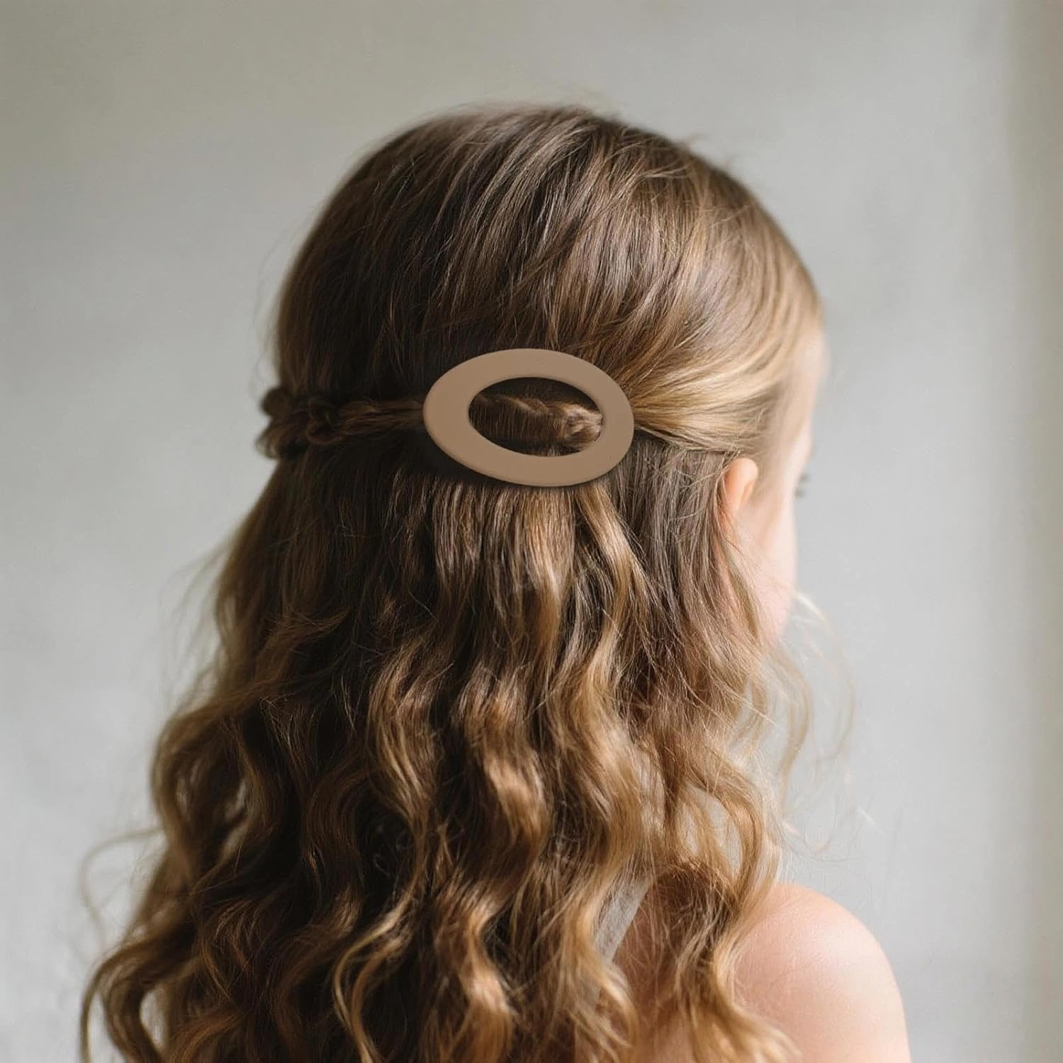 Large Hair Clips for Women Simple Matte Hair Clips Vintage Solid Color Fashion Hair Accessories for Thick Thin Hair Pack of 3 image number 4