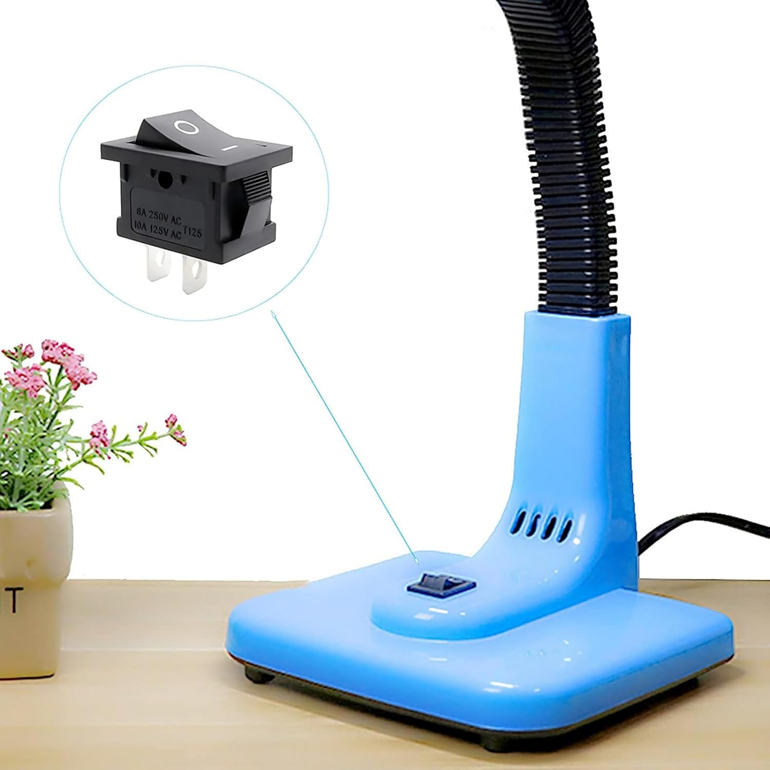 On/Off Boat Rocker Switch,2 Pin Position Snap 12V 110V 250V,Car Auto Boat round Rocker(10Pcs) image number 3