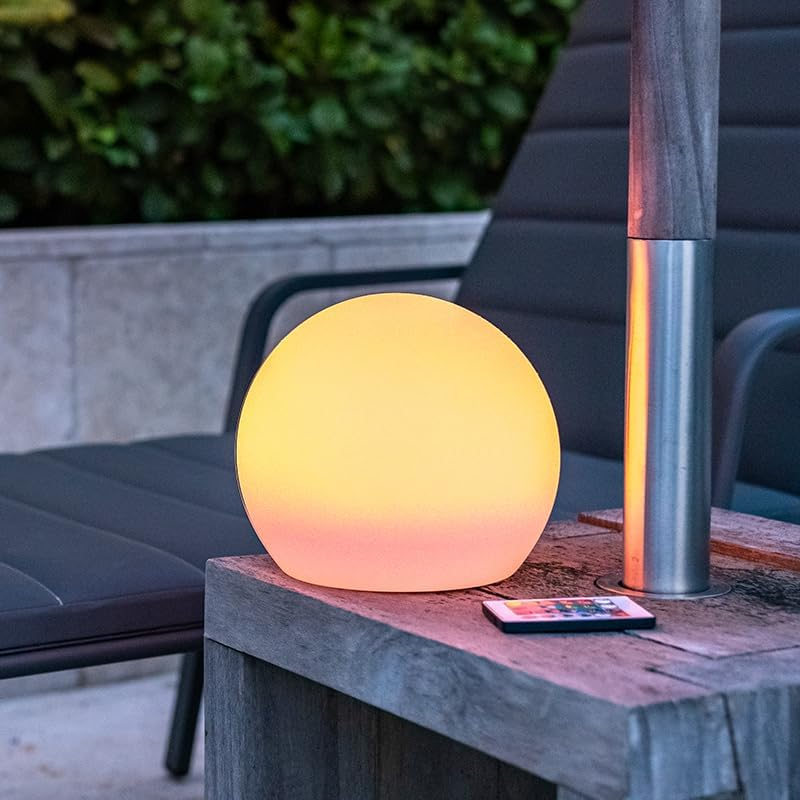 Hoselink Solar Sphere Light | Multi-Colour Settings | Oracle (25Cm) image number 2