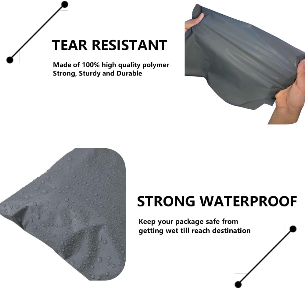 10 Large Self-Seal Postage Bags - 17 X 24" Parcel Bags for Clothes & Shipping, Tamper-Proof image number 3