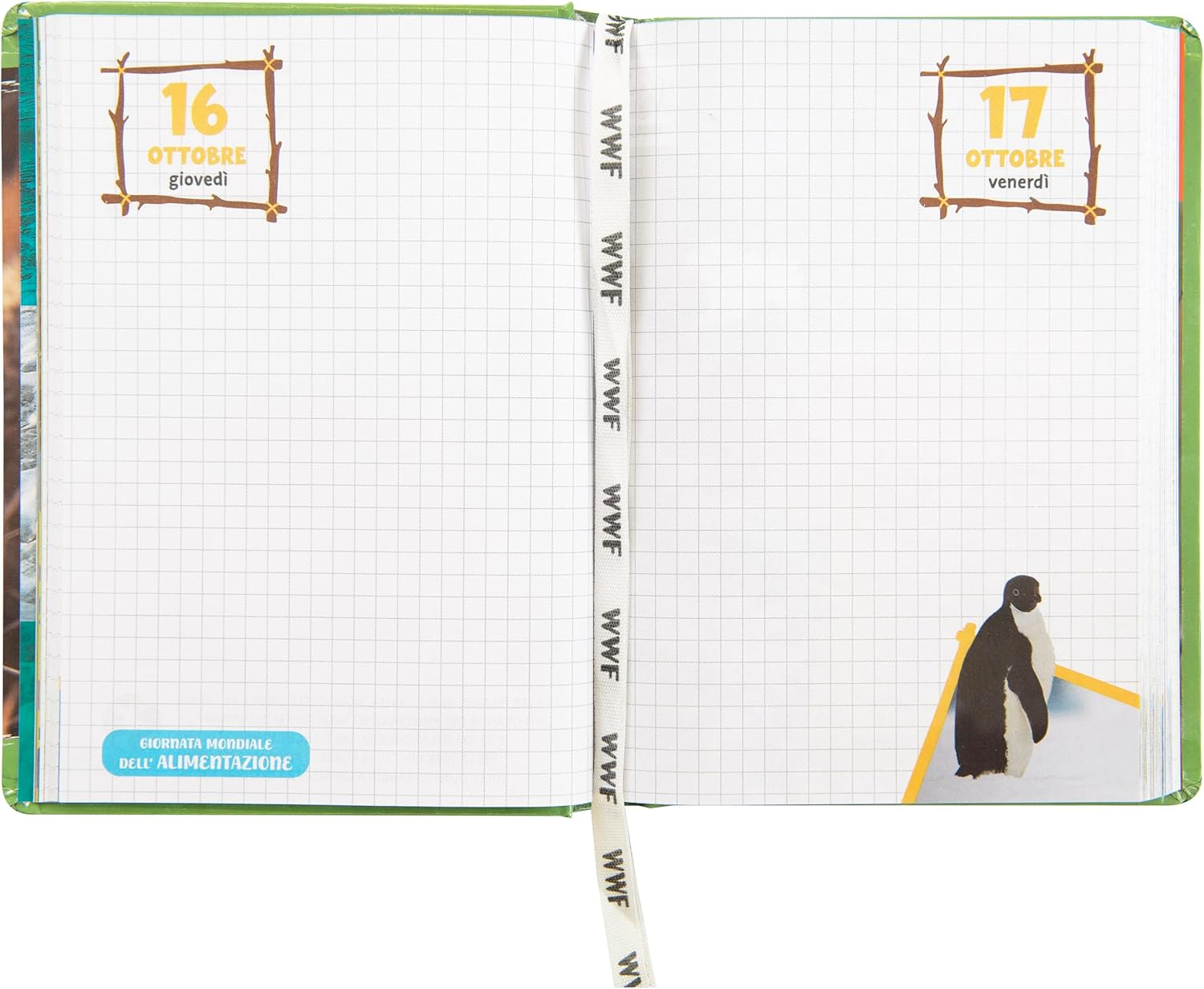 WWF Academic Diary 2025-2026 Official WWF Diary 12 Months Ideal for Elementary or Middle School with Hard Cover with Leopard Photo and 352 Coloured Pages 5.1 X 7 Inches image number 2
