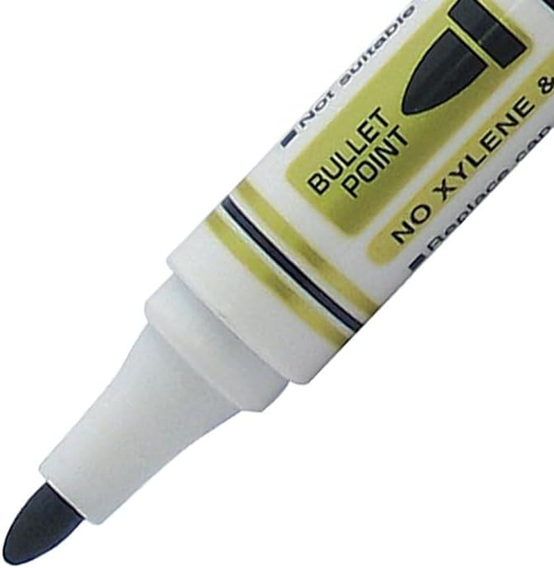 Pentel Whiteboard Marker Bullet Point Black Ink, Box of 12 Markers (MW85-A) image number 4
