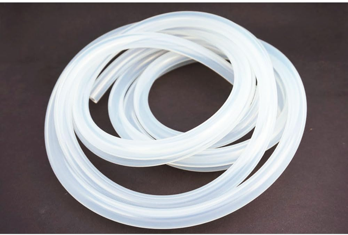 Djmed Silicone Suction Tube, Food & Medical Grade Transparent, Frosted Clear, 2.2M image number 2