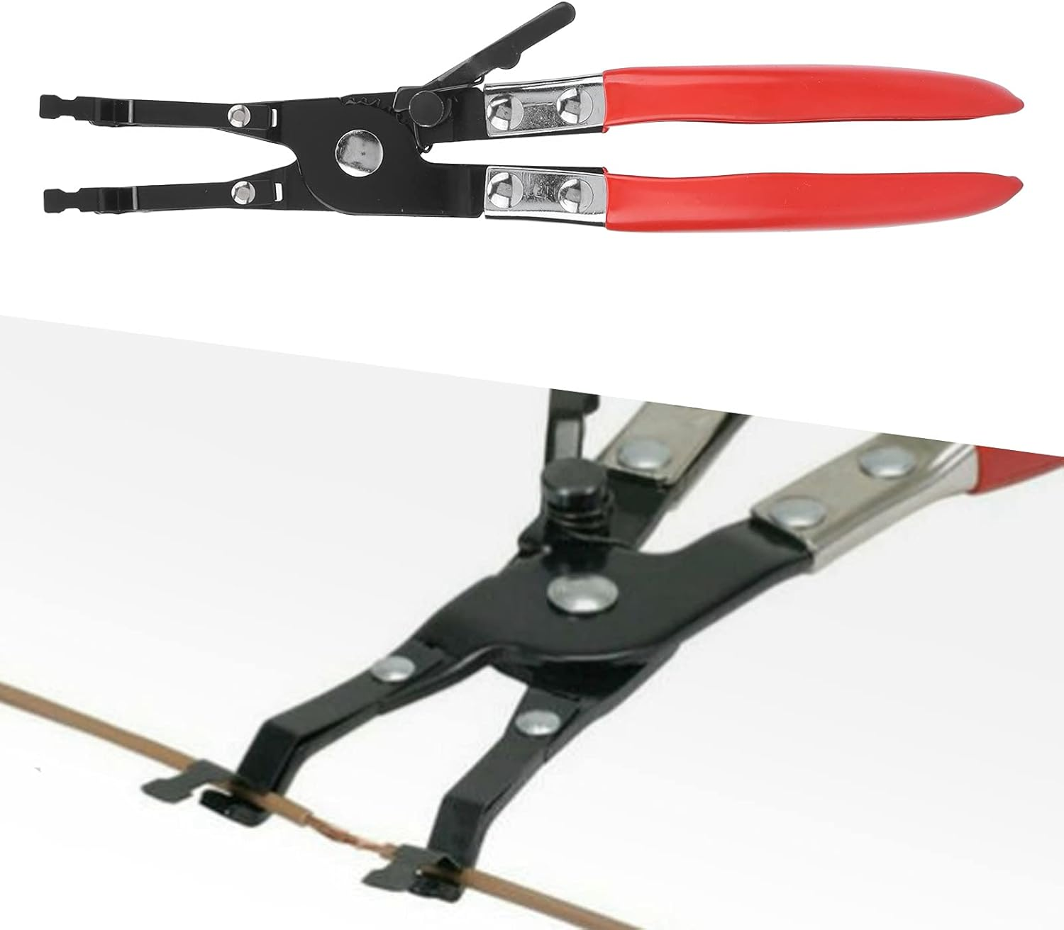 Leopacat Metal Soldering Plier, Wire Welding Clamps, Car Pliers Heavy Duty Clamps Clamp Clip Pick up Aid Mechanic Tool Long Hand Tools Multi Function Grips for Automobile Maintenance Repairing image number 6