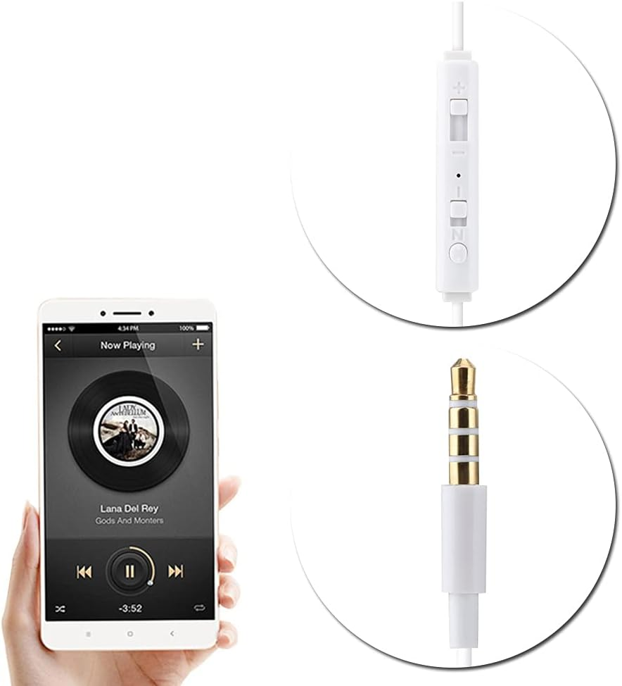 Elprico In-Ear Headsets, Professional Audio Visual Wired Air Tube Security Headsets with Microphone, White image number 6
