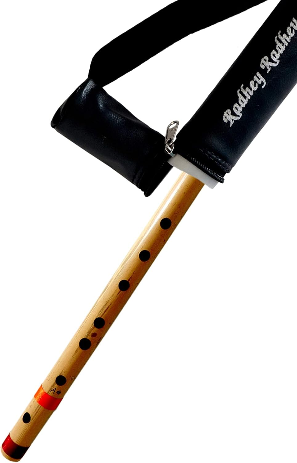 Musical Combo Flutes a Sharp (22 Inch) & DD Base (24 Inch) Bamboo Flute Bansuri with Flute Carry Bag Free by Indian Collectible image number 3