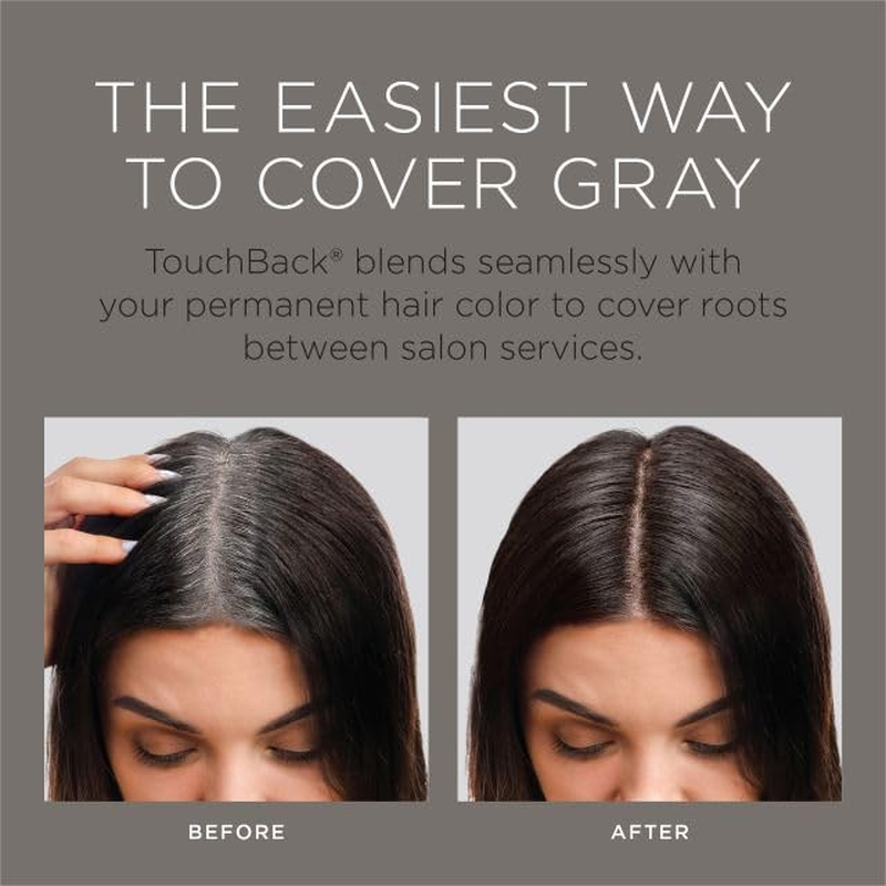 Touchback PRO Gray Root Touch up Marker Applicator - Real Hair Color (Medium Brown) image number 4