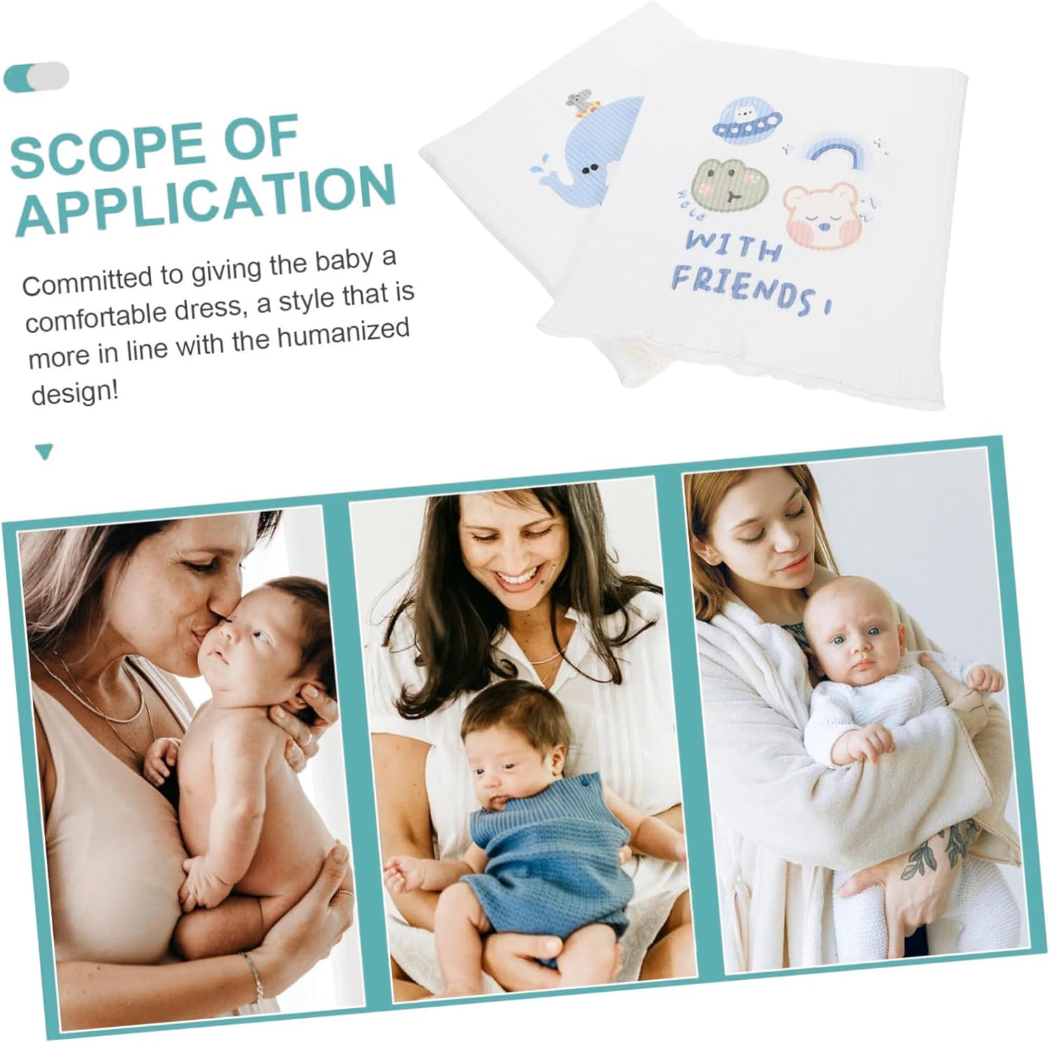 ERINGOGO 2Pcs Baby Navel Belly Bands Cotton Belly Wraps Infant Umbilical Cord Covers Newborn Soft Seamless Double-Layer Bands Nursery Cord Protection for Babies Seasons