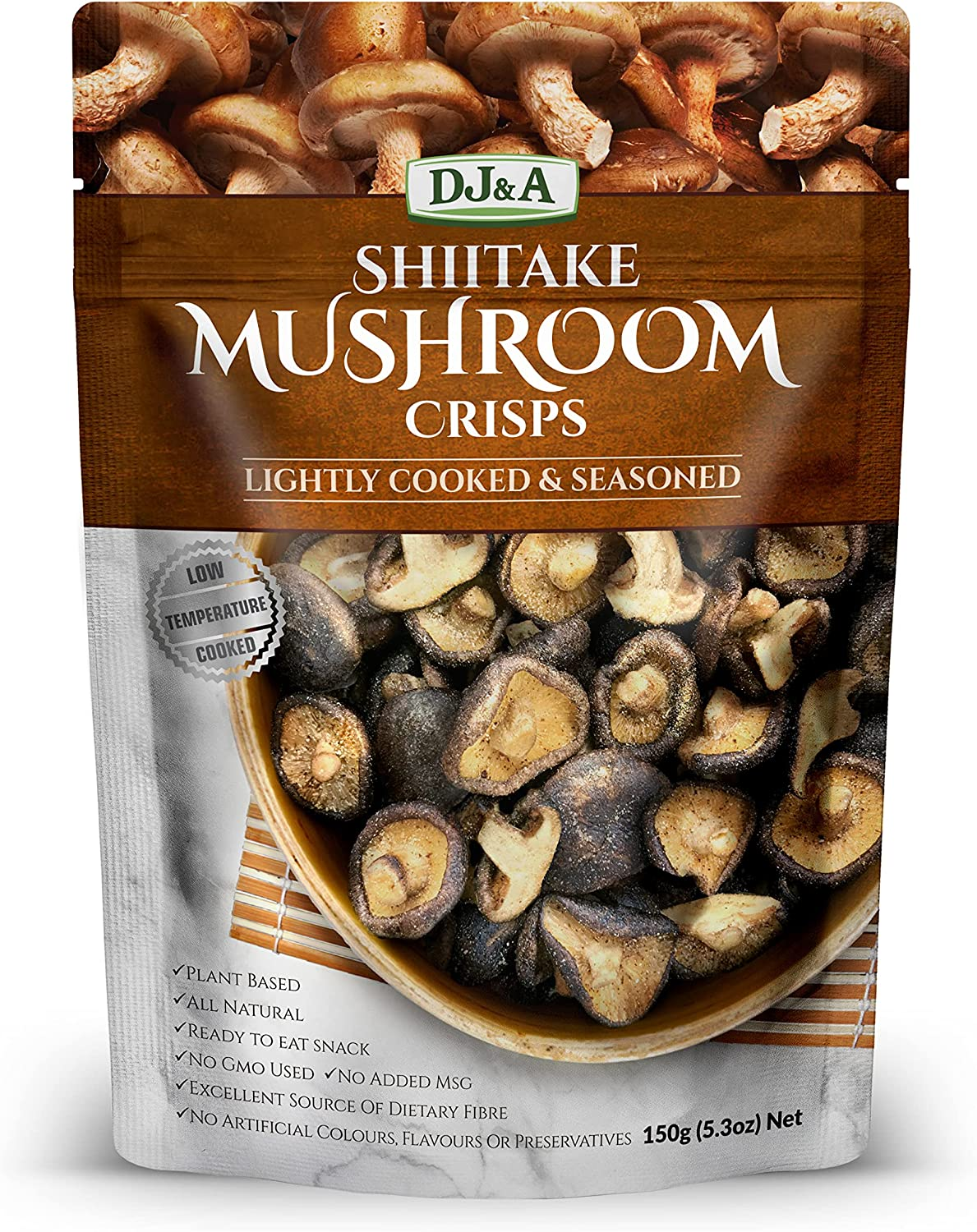 DJ&A Shiitake Mushroom Crisps 150 G image number 4