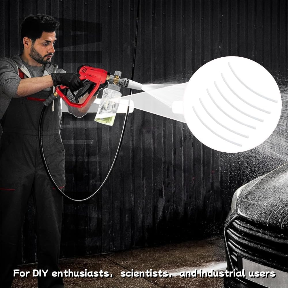 6 Pack Foam Cannon Straw Replacement,Rubber Hose,Blaster Dip Tube Parts for Pressure Washer Foam Gun,Car Wash Snow Foam Cannon Lance,Car Foam Sprayer Soap Cannon image number 4