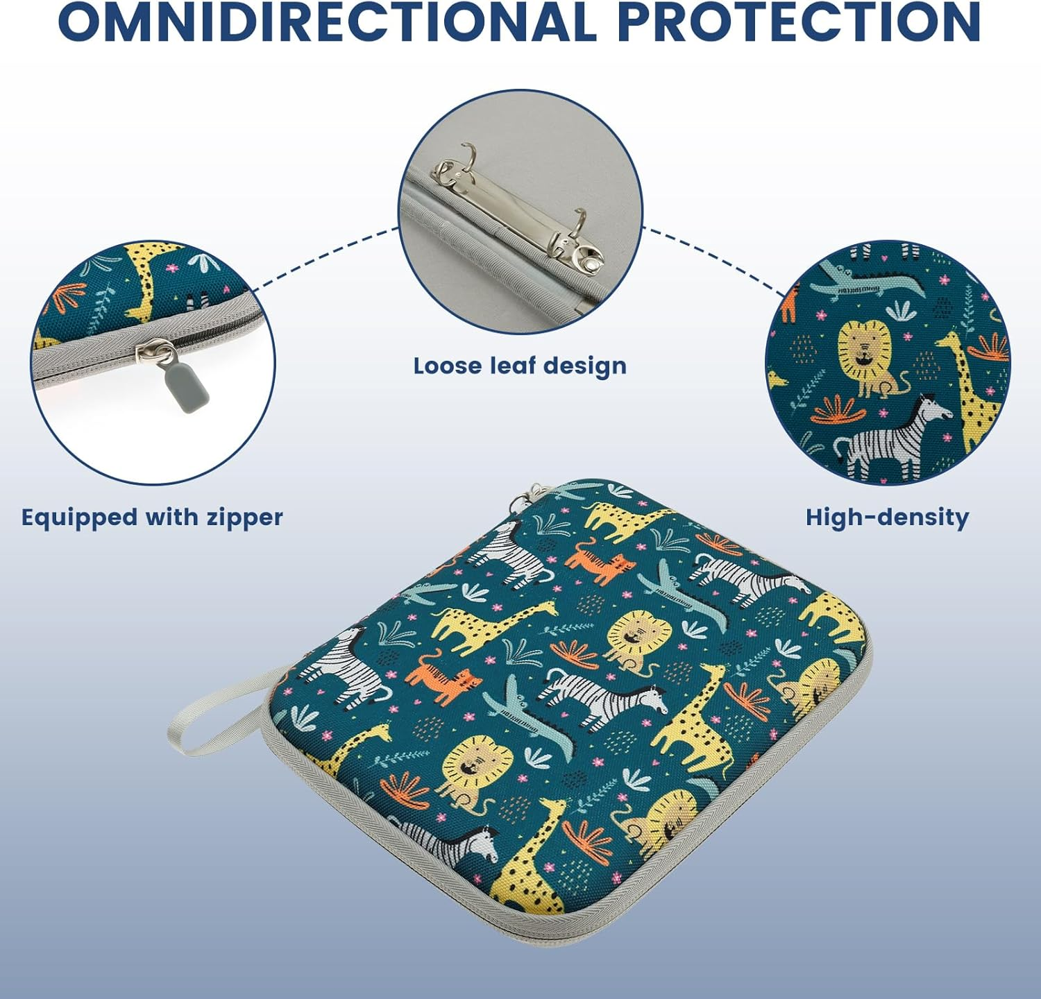 Card Case for Yoto Cards, Soft Portable Folder, 80 Pockets Card Binders Holder Folder Album Book Protectors, Ringless Game Trading Card Protective Organize Folder (Dark Blove) - Dark Blove image number 6