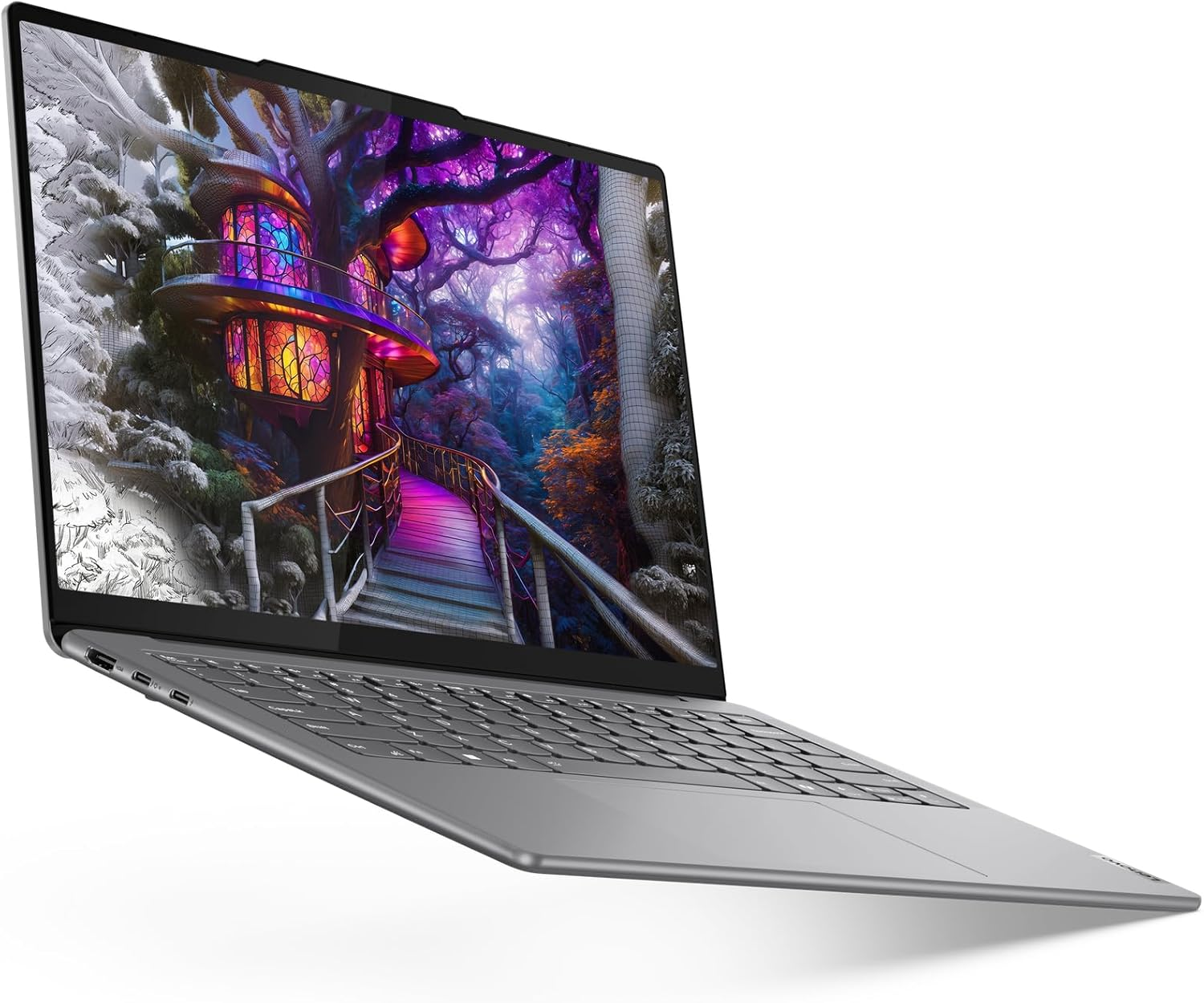 Lenovo Yoga Slim 7 14IMH9 Laptop, 14", 1TB/32GB RAM, Intel Core Ultra 7 155H, Luna Grey image number 6