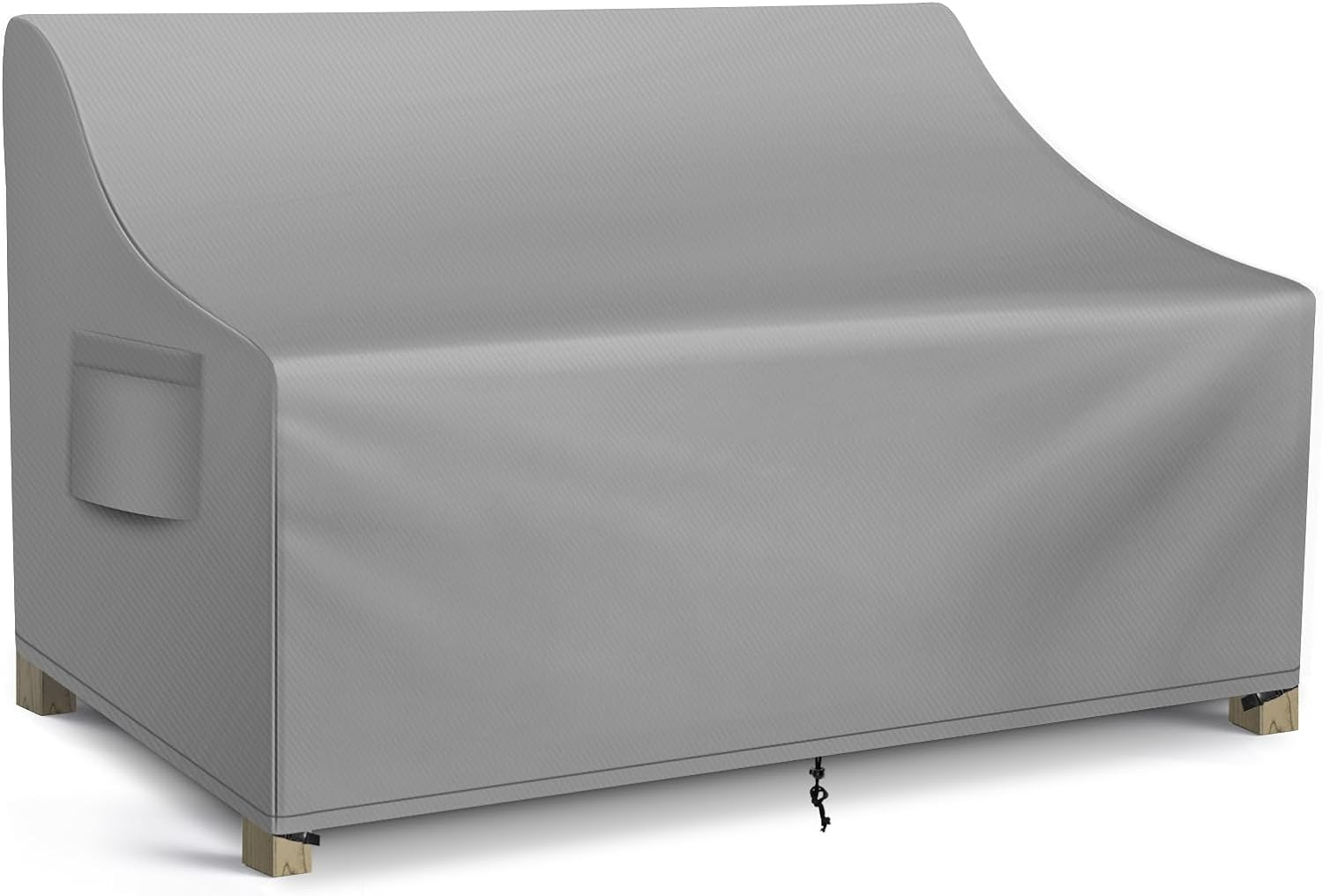 WLEAFJ Patio Sofa Cover Waterproof, Outdoor Loveseat Cover, Heavy Duty Outdoor Couch Cover, Large Lawn Patio Furniture Covers with Air Vent, 54&rsquo;&rsquo; W X 37&rsquo;&rsquo; D X 35&rsquo;&rsquo; H