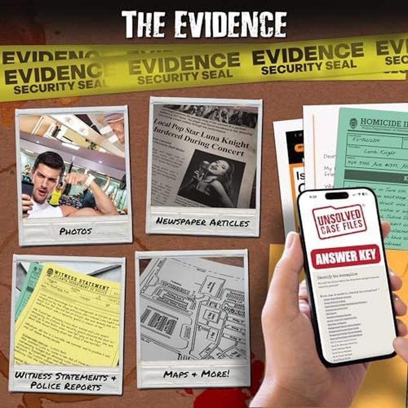 Unsolved Case Files Quick Play: Who Murdered Luna Knight? | Cold Case Murder Mystery Game image number 3