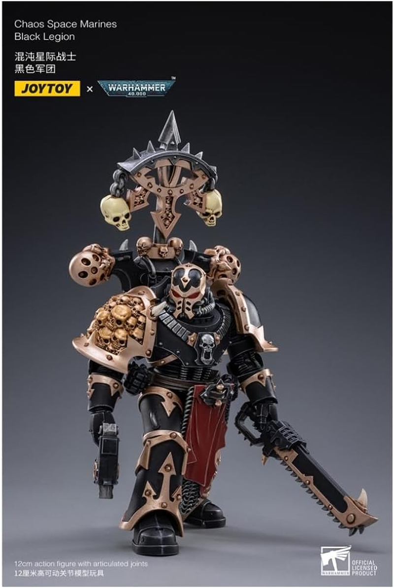 Warhammer Collectibles 1/18 Scale Chaos Space Marine C 03 Action Figure image number 3