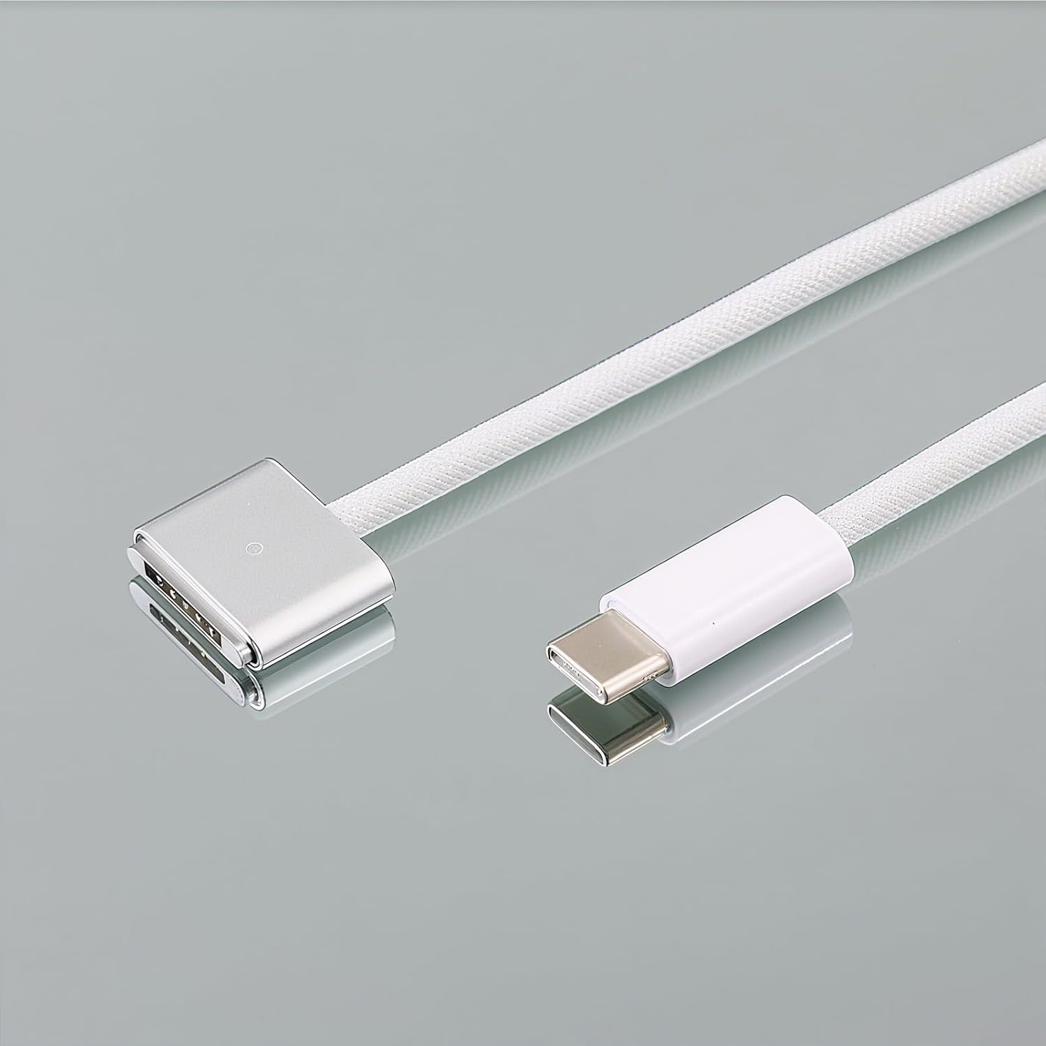 1 Pcs 140W 2M Magnetic USB-C Data Cable, USB Type-C Compatible with Magsafe 3 Interface, Suitable for Macbook Chargers, Macbook Air (13/15-Inch, M4 2025/2024/2022), (M2, 2023) image number 4
