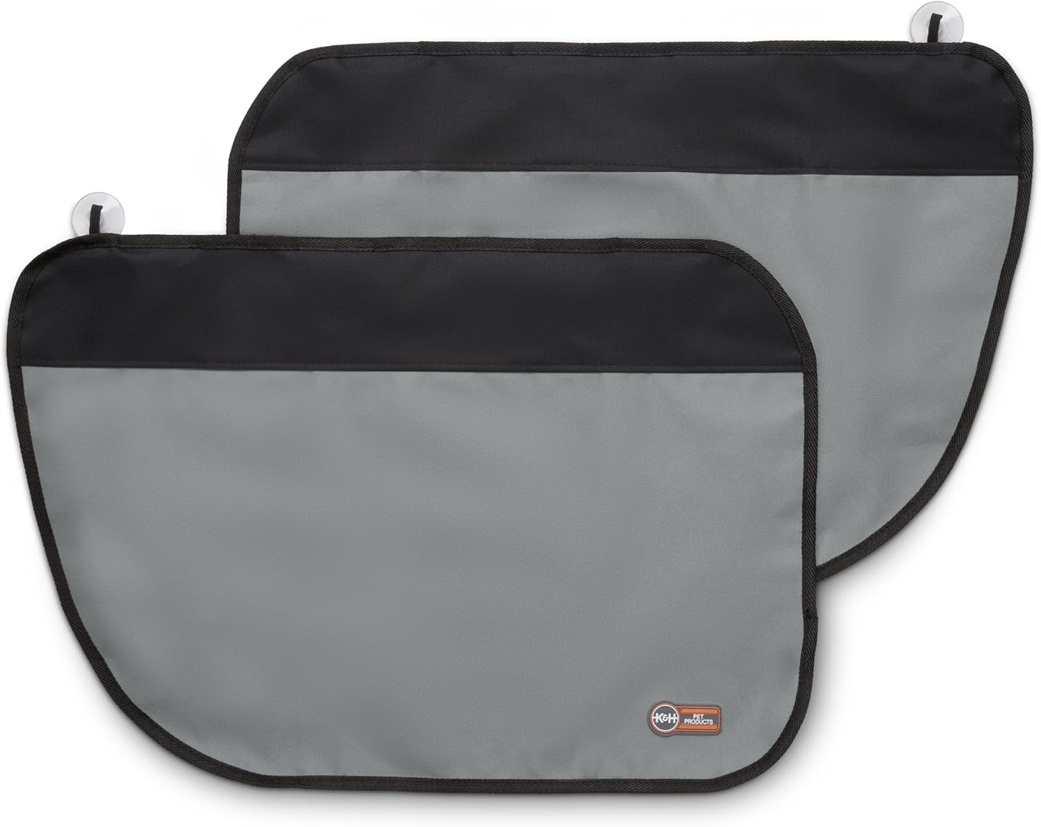 K&H Pet Products Vehicle Door Protector for Dogs - Gray, 2 Packs Interior Pet Car Door Protector from Dog Scratching, Sedan and SUV, Waterproof Protector for Car Door Scratches - Gray - 27" L X 19" H