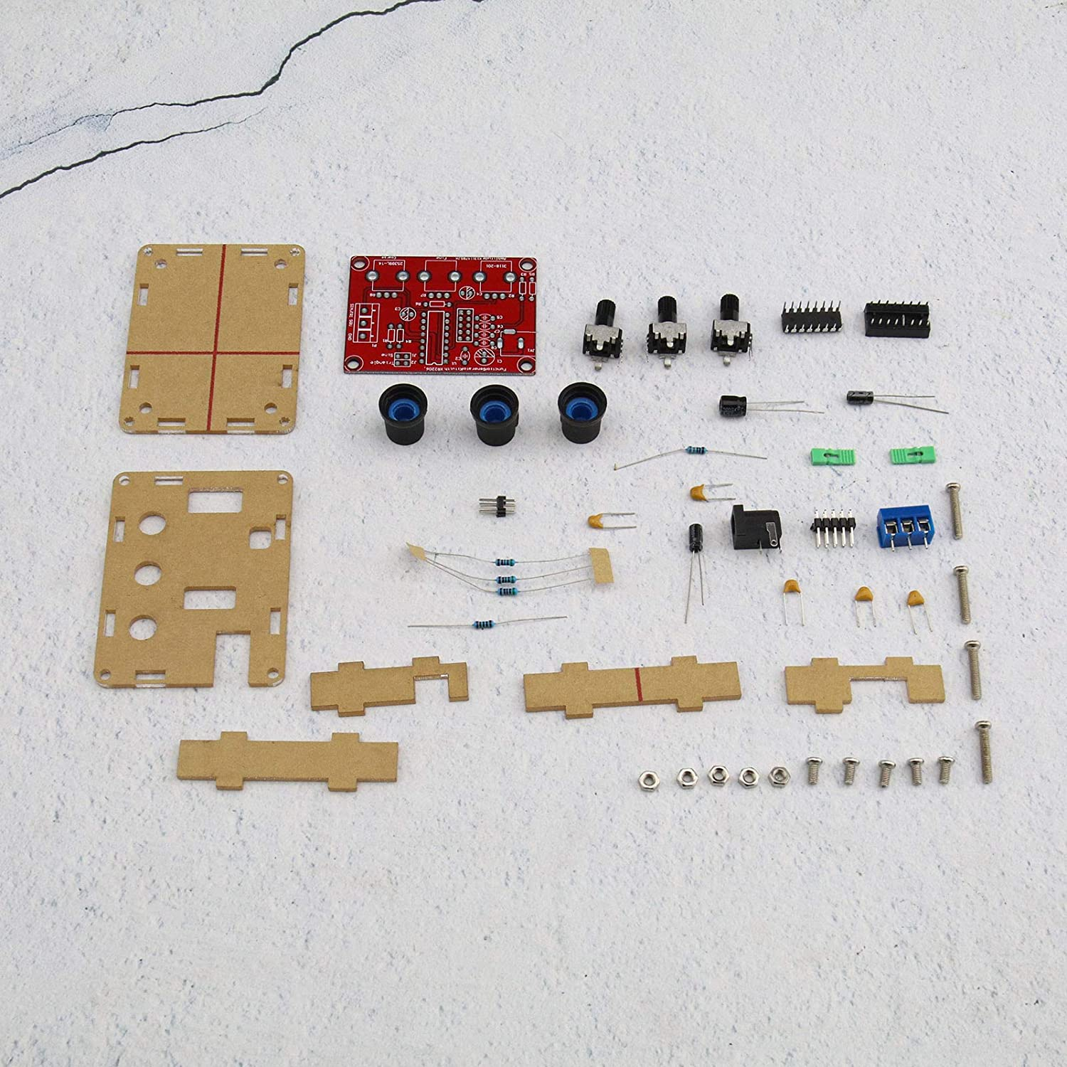 Emsea XR2206 High Precision Function Signal Generator DIY Kit with User Manual Sine/Triangle/Square Wave Adjustable Frequency Amplitude image number 4