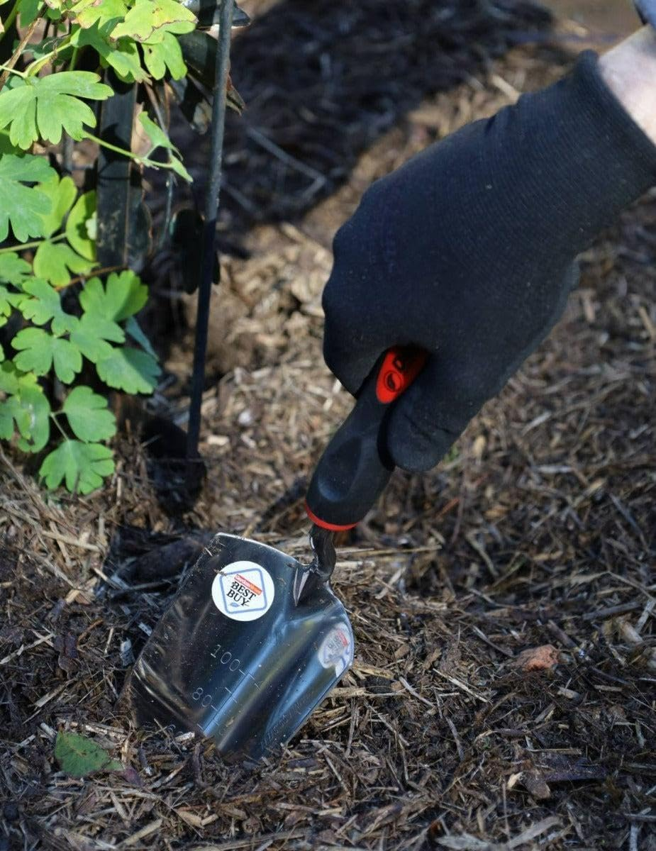 Darlac Stainless Steel Garden Trowel with Ergonomic Soft Grip Rubber Handle - 10Cm Depth Gauge for Accurate Planting