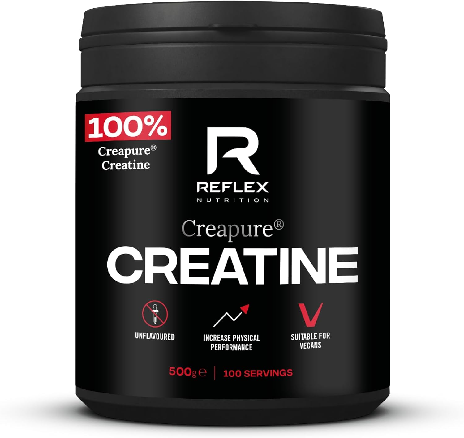 Reflex Nutrition Creapure Creatine Powder Suitable for Vegans (500 G) image number 1