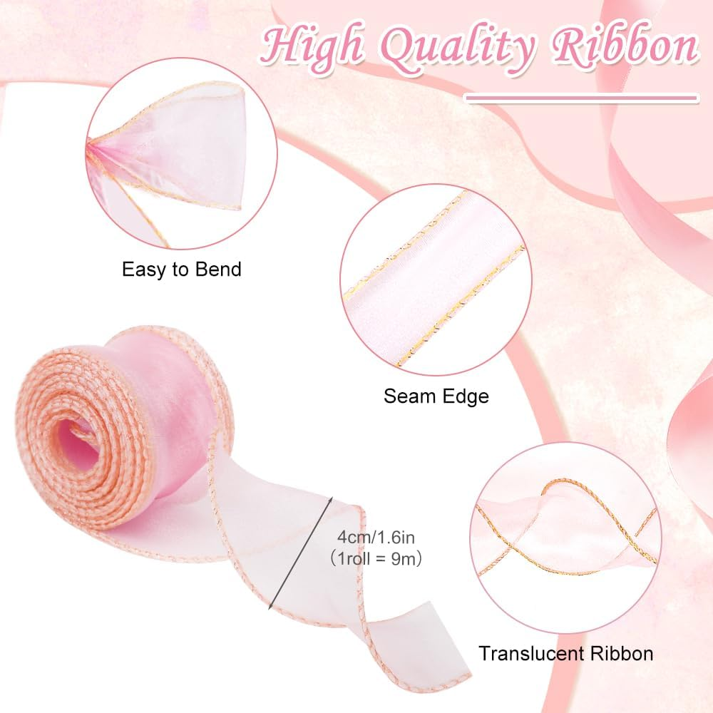 15 Pcs Clear Gift Bags with Handles, Transparent PVC Gift Bag with Ribbon, Reusable Plastic Shopping Bags, Heavy Duty Gift Wrap Bags for Bridal Party Baby Shower Wedding Birthday, 7X8X4In image number 4