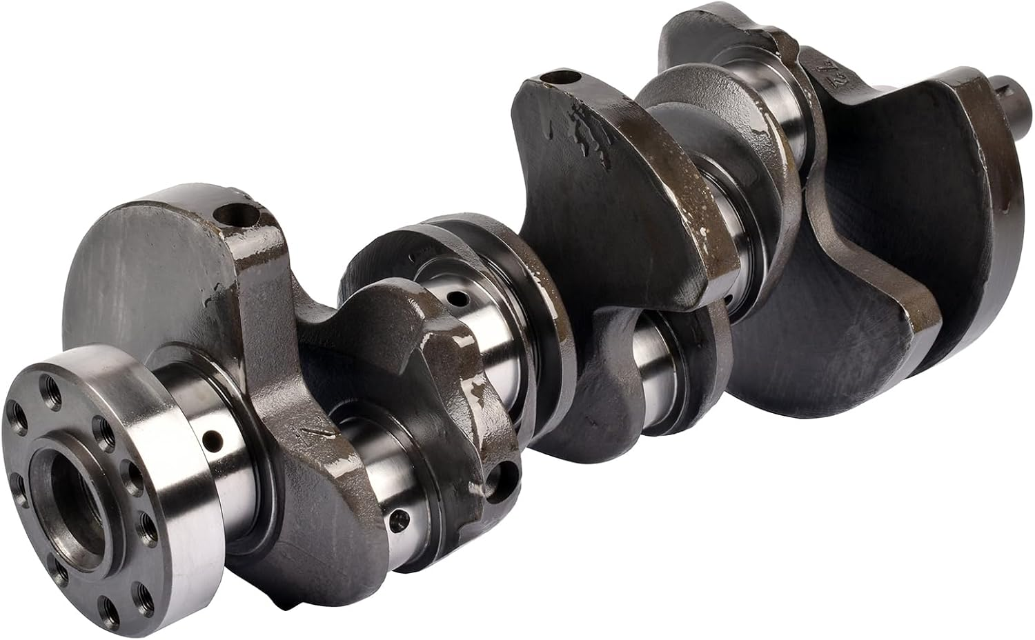 Flynsu 6G72 Engine Crankshaft MD144525 Replacement for Mitsubishi Pajero/Montero 3000GT Dodge Stratus Ram 50 Chrysler Sebring 3.0L image number 3