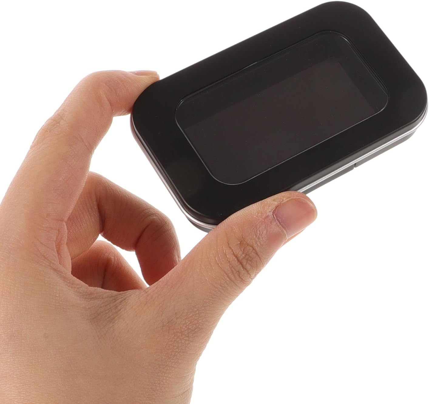 DOITOOL Magnetic Eyeshadow Palette Empty Compact DIY Makeup Mixing Plate Portable Black Makeup Organizer Suitable for Travel and Blush Storage image number 4