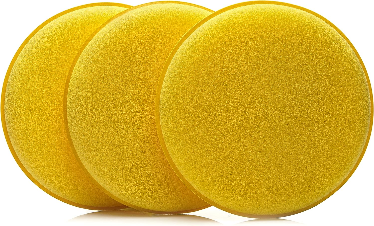 Glass Polish (125Mm) Pack of 3 Ultra-Soft Foam Applicator Pad, Multi-Purpose Sponge Pad - GP15001 image number 3